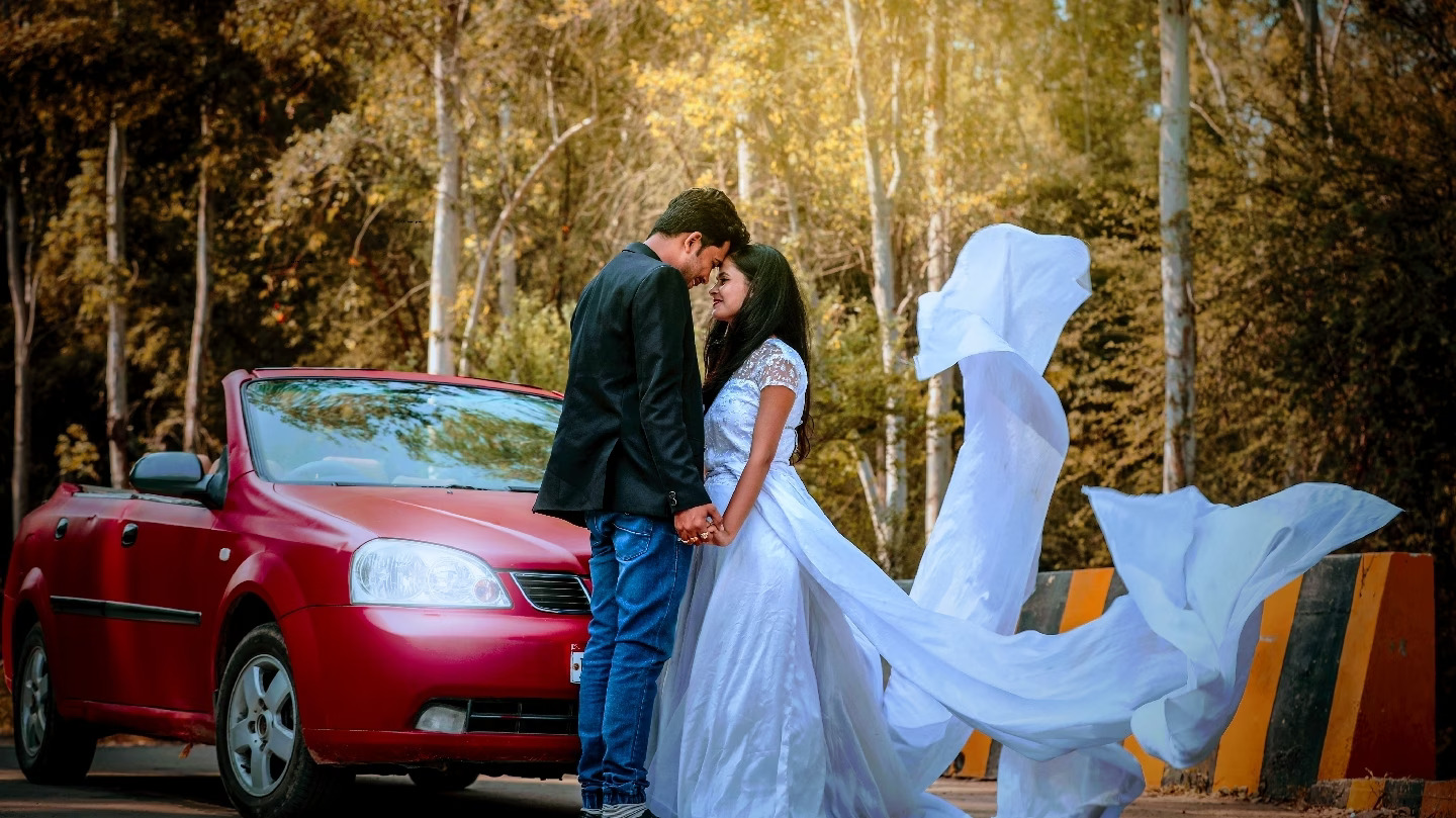 Cinematic wedding celebration